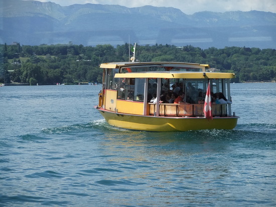 een typisch tochtje met de boot gedaan