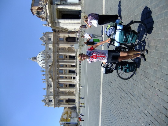 al helemaal in Rome geraakt!