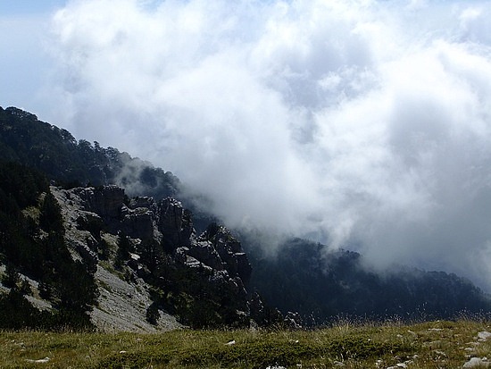 bijna boven op de Olympus...