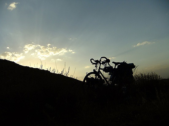 en nog een mooie zonsondergang
