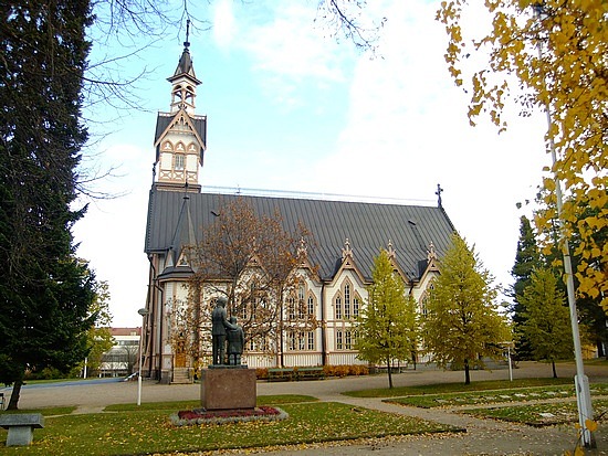 mooi kerkje in Kajaani